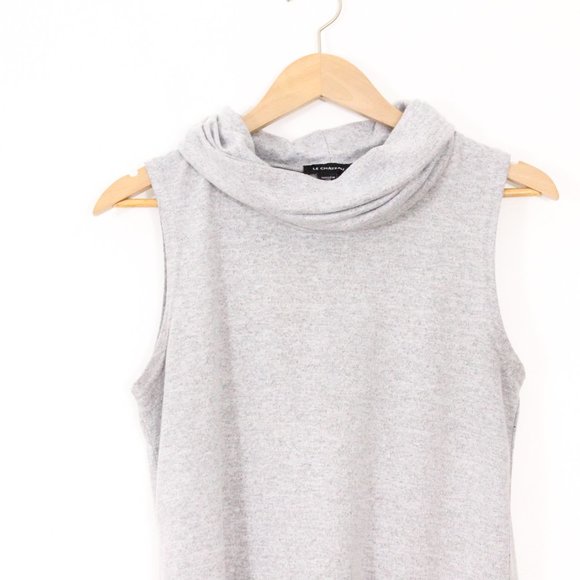 *Le Chateau Grey Midi Turtleneck Sleeveless Dress - Picture 3 of 5